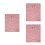3Pcs Elastic Pink Massage Table Cover Washable Reusable Spa Bed Sheet 6