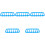 5Pcs Heat-Resistant Blue Silicone Roasting Rack Non-Slip Baking Rack 4