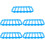5Pcs Heat-Resistant Blue Silicone Roasting Rack Non-Slip Baking Rack 7