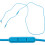 3Pcs Universal Sky-Blue Headphone Wire Long Replacement Audio Cable 2