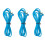 3Pcs Universal Sky-Blue Headphone Wire Long Replacement Audio Cable 5