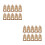 20Pcs Foldable Coffee Cup Holder Kraft Paper Drink Carrier with Handle 7