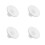 4Pcs Universal Water Dispenser Top Cover ABS Plastic White Accessory 6