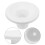 4Pcs Universal Water Dispenser Top Cover ABS Plastic White Accessory 10