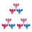 9Pcs Assorted Nurse Pen Holder Clips Metal Uniform Accessories 6