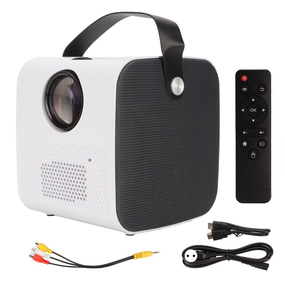 Wireless Hd Projector With Vertical Auto Keystone Correction And Anti Interference Technology, Native1080p Resolution For Home Theater 9028731812755