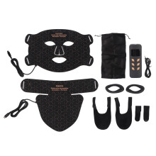 Adjustable Straps LED Facial Mask4Colors Light Therapy Infrared Skin Rejuvenation Collagen Regeneration Portable Rechargeable Eye-Friendly