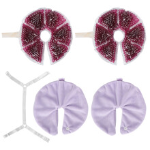 Flexible Breast Therapy Pack Microwavable Gel Pad Hot Cold Therapy For Mastitis Relief Engorgement Relief Breastfeeding Pain Relief With Insulation