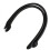 2Pairs Black DIY Bag Straps Durable Tote Handbag Replacement 2