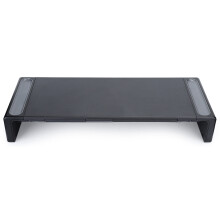 Adjustable Length Computer Stand Multi Functional Design Foldable Computer Monitor Riser Ergonomic Monitor Stand Riser With Storage Drawer And Pen