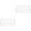 2Pcs Daily Use Transparent Poker Chip Tray Plastic Multi-Grid Box 4