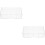 2Pcs Daily Use Transparent Poker Chip Tray Plastic Multi-Grid Box 7