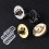 12Pcs Assorted Color Metal Bag Locks Egg Design for Purse Replacement 2