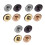 12Pcs Assorted Color Metal Bag Locks Egg Design for Purse Replacement 5
