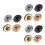 12Pcs Assorted Color Metal Bag Locks Egg Design for Purse Replacement 6