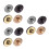 12Pcs Assorted Color Metal Bag Locks Egg Design for Purse Replacement 7