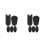 10Pcs Universal Silicone Thumb Rest Cushions for Saxophone Black 4