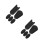 10Pcs Universal Silicone Thumb Rest Cushions for Saxophone Black 6