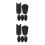10Pcs Universal Silicone Thumb Rest Cushions for Saxophone Black 7