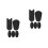 10Pcs Universal Silicone Thumb Rest Cushions for Saxophone Black 8