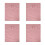 4Pièces Table Massage Rose Résistante Et Respirante En Coton 1