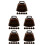 30Pièces Mini Cloches Métalliques Vaches Rouge Pour Décor 6