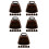 30Pièces Mini Cloches Métalliques Vaches Rouge Pour Décor 9