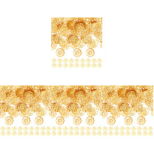 4800Stk Blüten Perlkappen Metall Gold DIY Schmuck