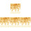 4800Stk Blüten Perlkappen Metall Gold DIY Schmuck 1