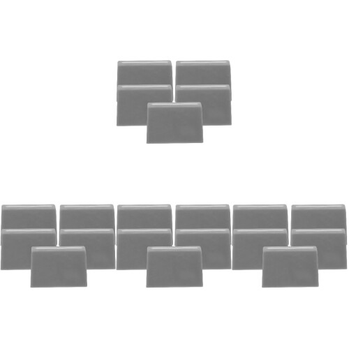 20Pcs Durable Rubber Slider Fader Caps for Mixer Console Grey