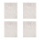 4Pcs Comfortable Beige Massage Table Cover Elastic Washable Bed Sheet 6