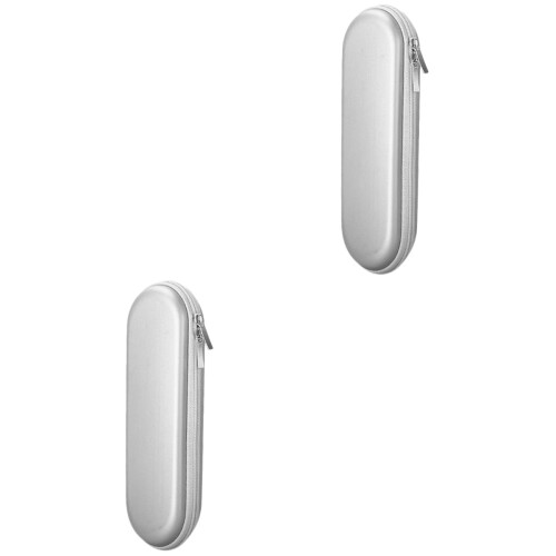 2Pcs White Stylus Pen Case Touch Screen Pen Storage with 2