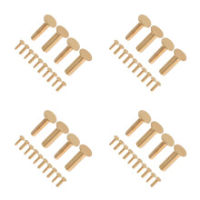 56Pairs Golden Copper Rivets for Kitchen Handle Repair DIY Pack