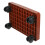 2Pcs Durable Plastic Plant Tray with Wheels Red Pot Mover 2