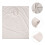 4Pcs Comfortable Beige Massage Table Cover Elastic Washable Bed Sheet 10
