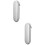 2Pcs White Stylus Pen Case Touch Screen Pen Storage with 7