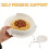 White Adaptive Plastic Plate Guard for Disabled Adult Feeding Aid 5