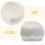 White Adaptive Plastic Plate Guard for Disabled Adult Feeding Aid 6