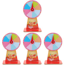 4Sets PVC Rotating Roulette Wheel for Carnival Party and Raffle Games