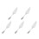 5Pcs Silver Cake Slicer Set Stainless Steel Offset Spatulas for Baking 9