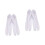 2Paires Tabi Japonaises Blanches Matériau Durable 5