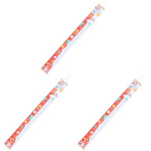 3Pcs Canvas Height Chart Pink Kids Growth Chart with Cartoon Animals