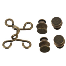 12Sets Assorted Color Non-Slip Jeans Buttons Pants Waist Buckles