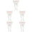 5Pcs Stylish Jellyfish Wine Goblets Versatile Drinking Glasses 7