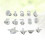 28Pièces Marques De Verre Silicone Succion, Parfaits Pour 9