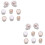 2Sets Premium Silicone Nail Separators Finger Spacers for Nail Art Use 6