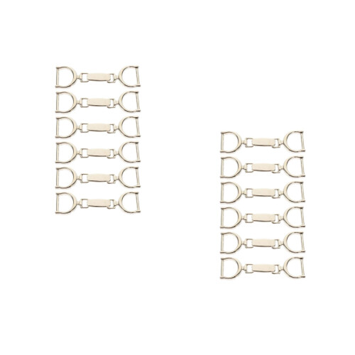 12Pièces Boucle Métal Décorative Pour Ceintures Sacs