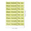 Bright Yellow PVC Throw Notice Floor Marker Durable 8