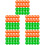 100Pcs Reusable PVC Openable Balls for Party Game Activities 7
