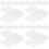 24Pcs Clear PVC Egg Packaging Container Bulk Goose Egg Storage Holder 6